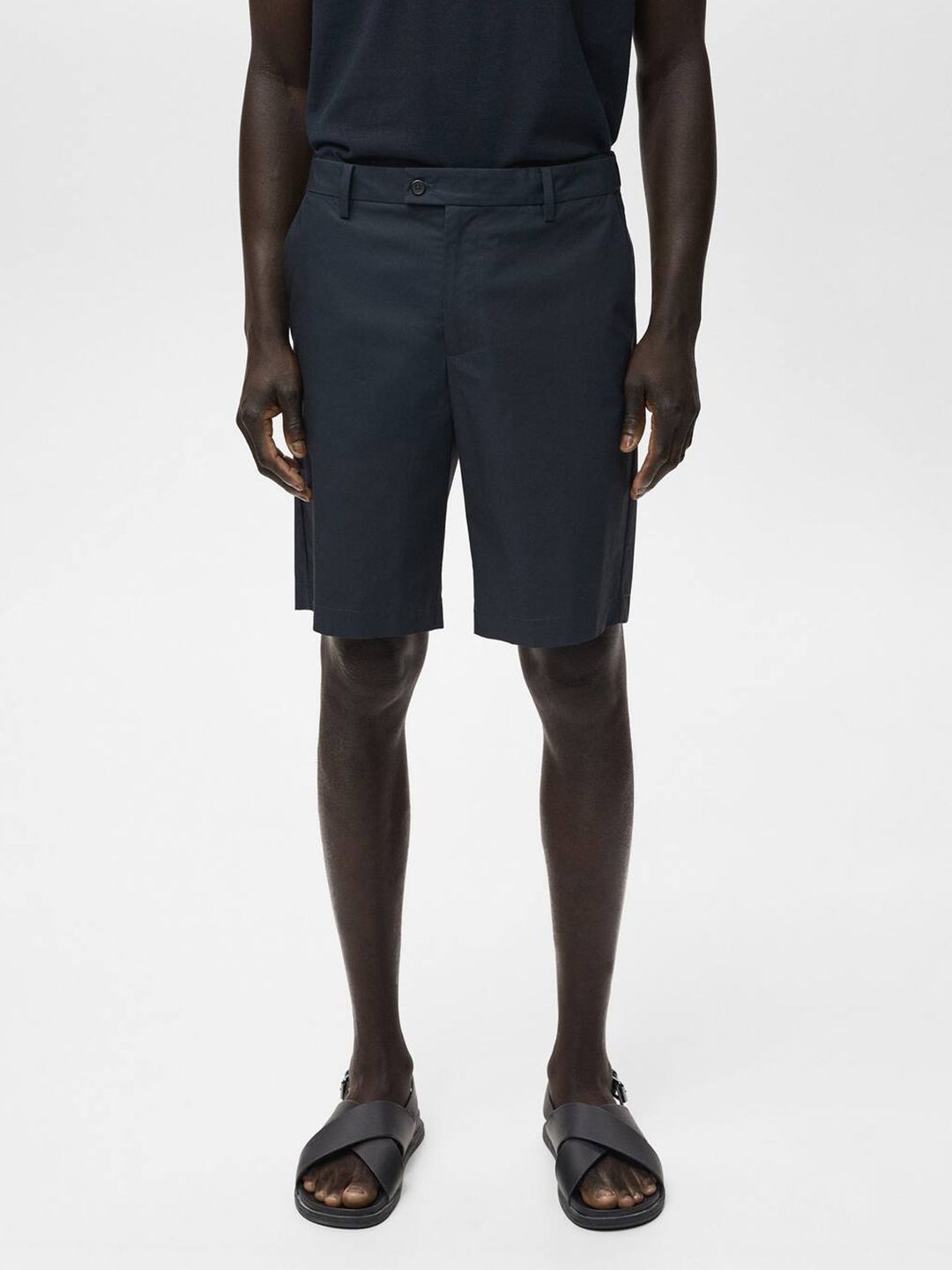 MANGO MAN Pure Cotton Bermuda Shorts