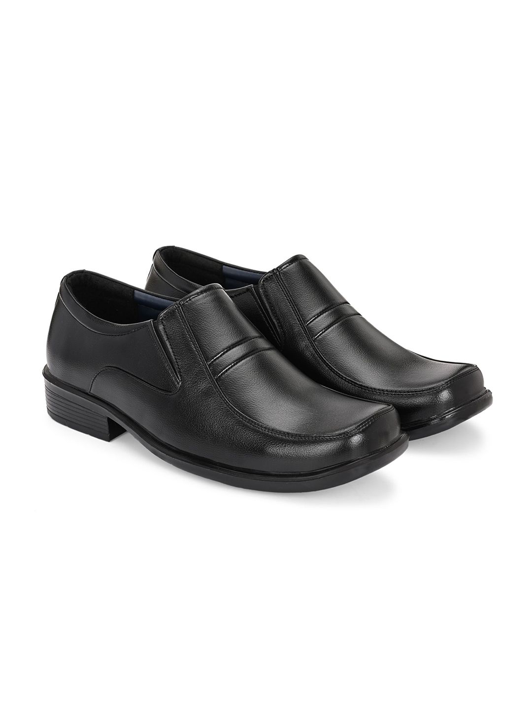 Azzaro Black Azzaro Men Formal Slip-On Shoes
