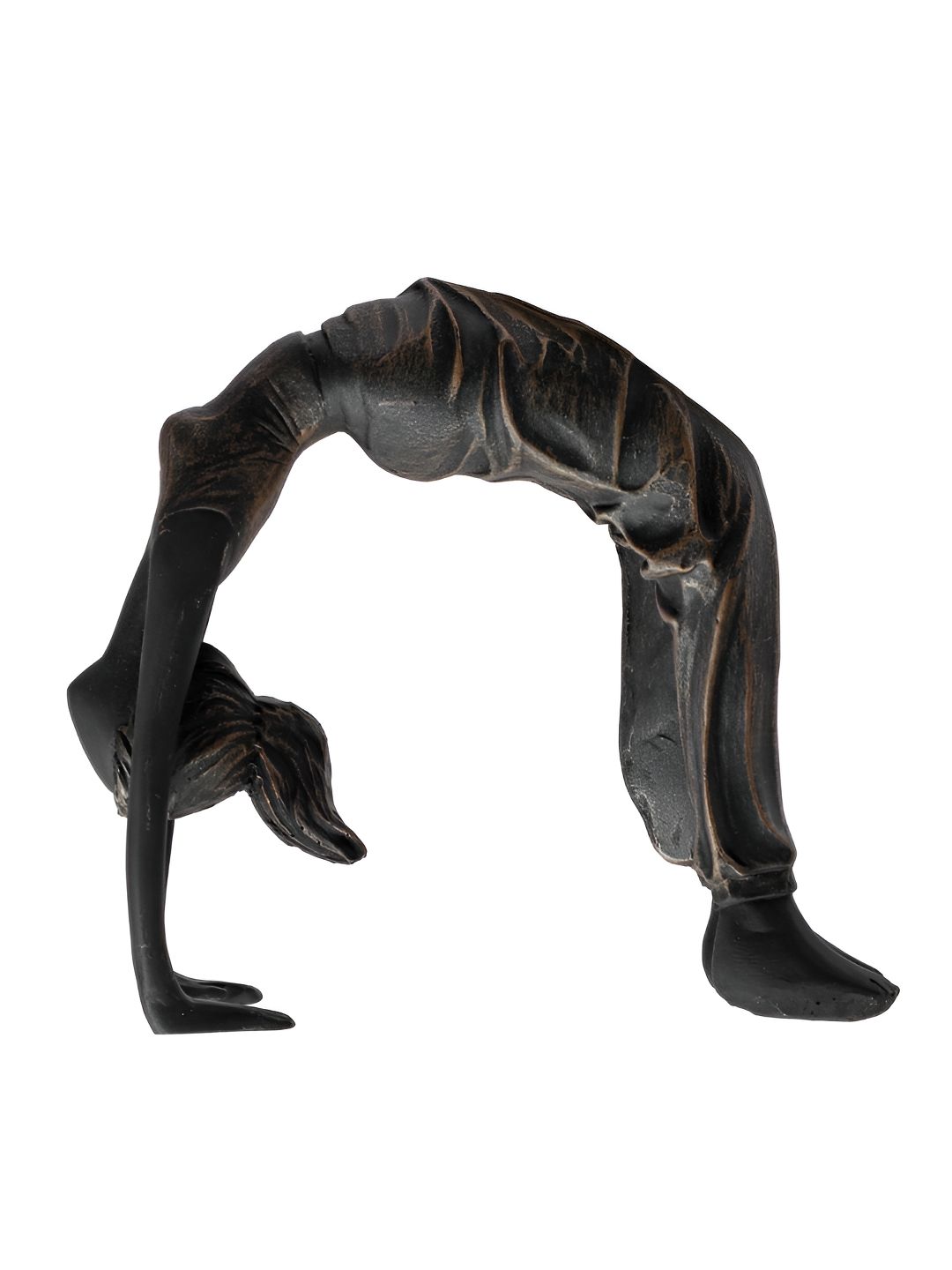 Ashnam Black Lady Yoga Figurine Showpiece