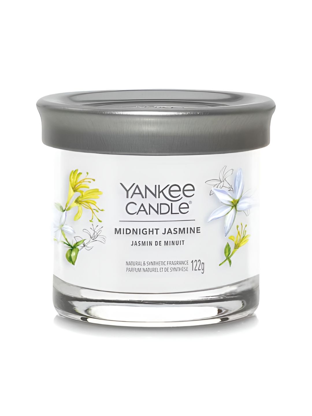 YANKEE CANDLE Midnight Scented 1 Wick Midnight Jasmine Solid Geometric Regular Jar Candles