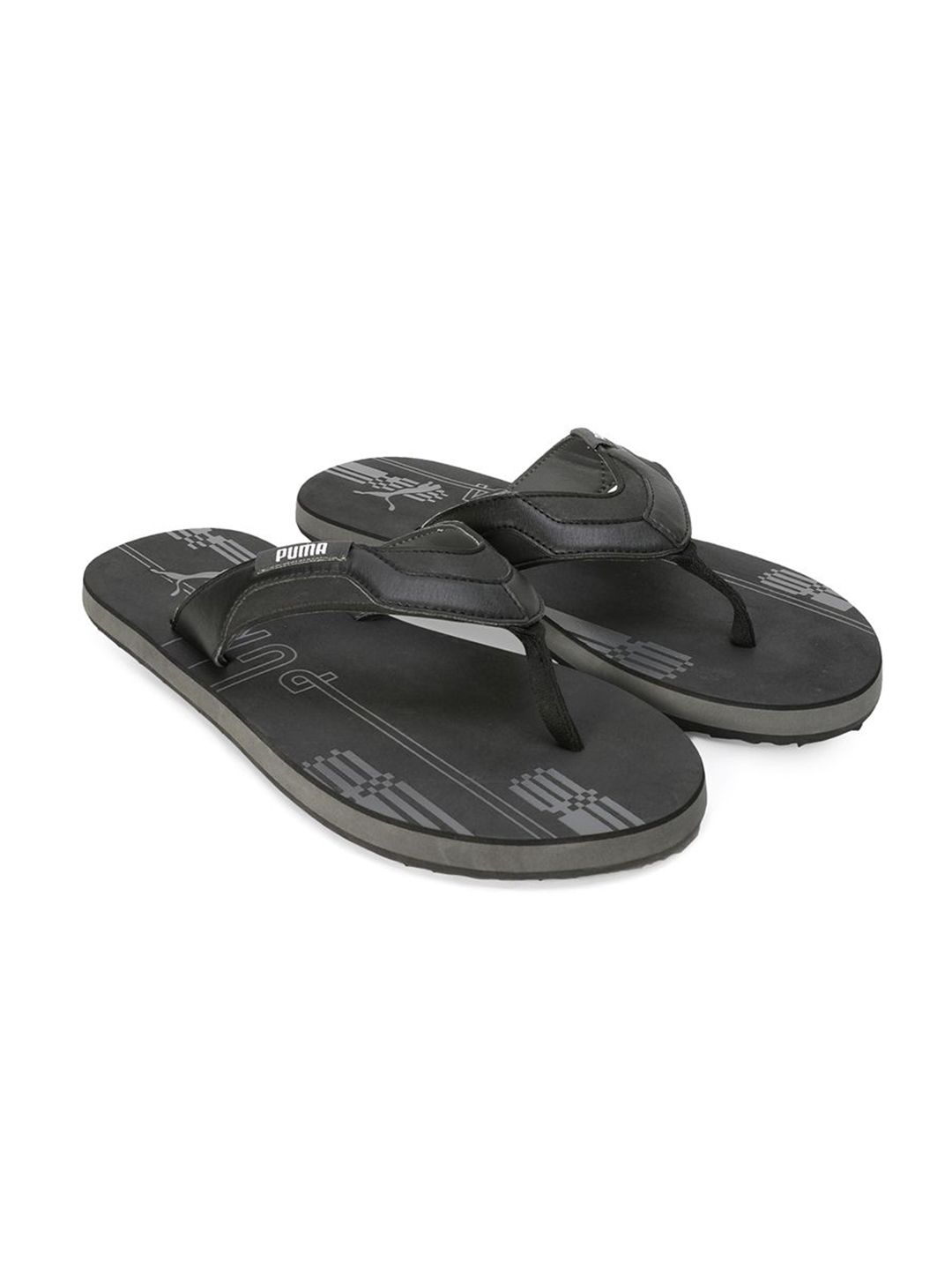 Puma Plutoid V1 Men Printed Thongs Flip Flops