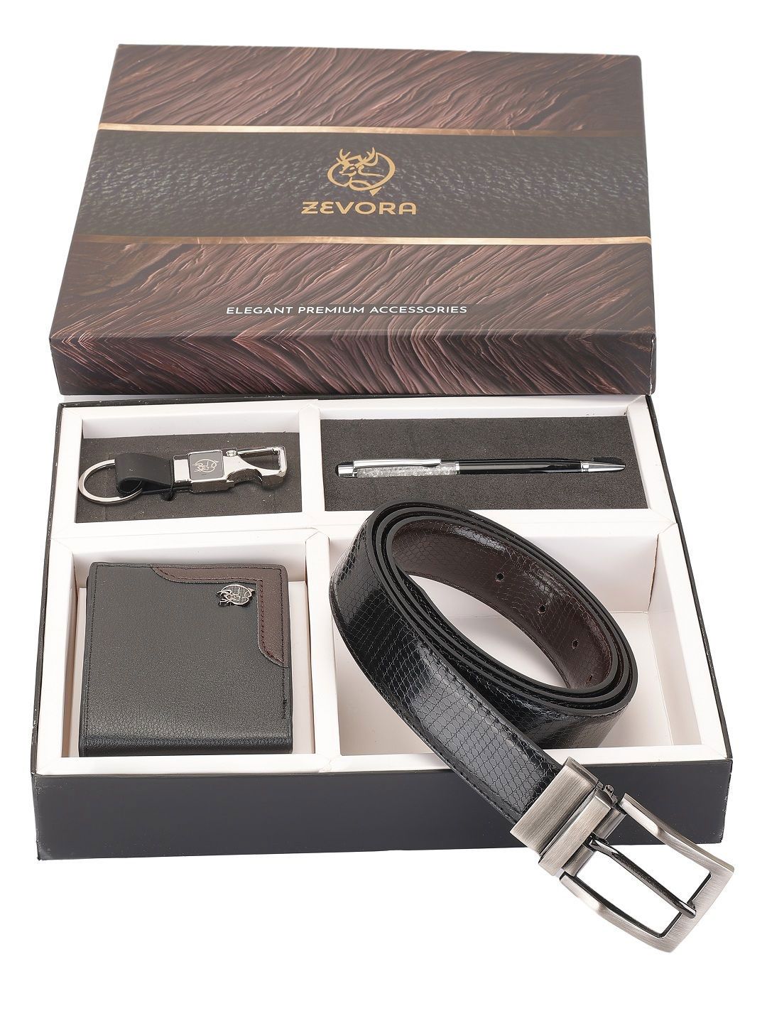 ZEVORA Men Accessory Gift Set of