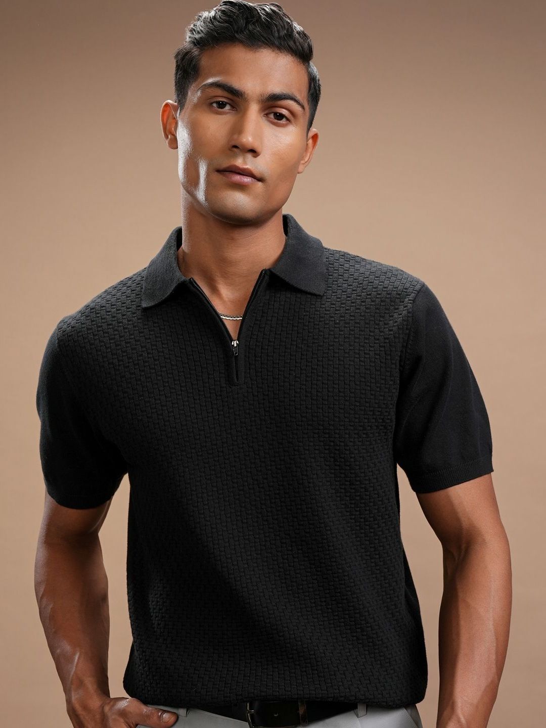 Men Polo Collar T-shirt HIGHLANDER Men Polo Collar T-shirt