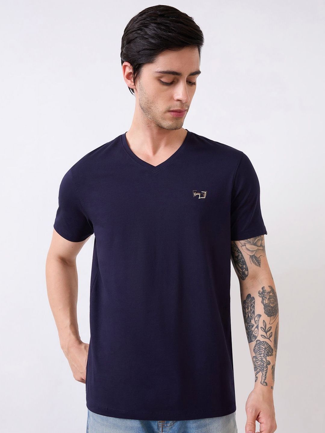 SPYKAR Men Slim Fit T-shirt