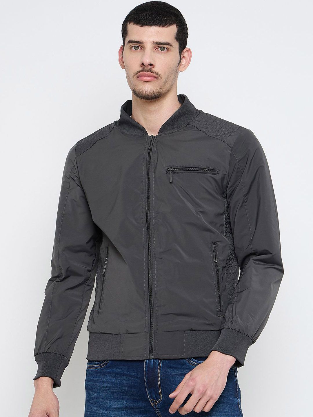 Duke Men Longline Bomber Jacket