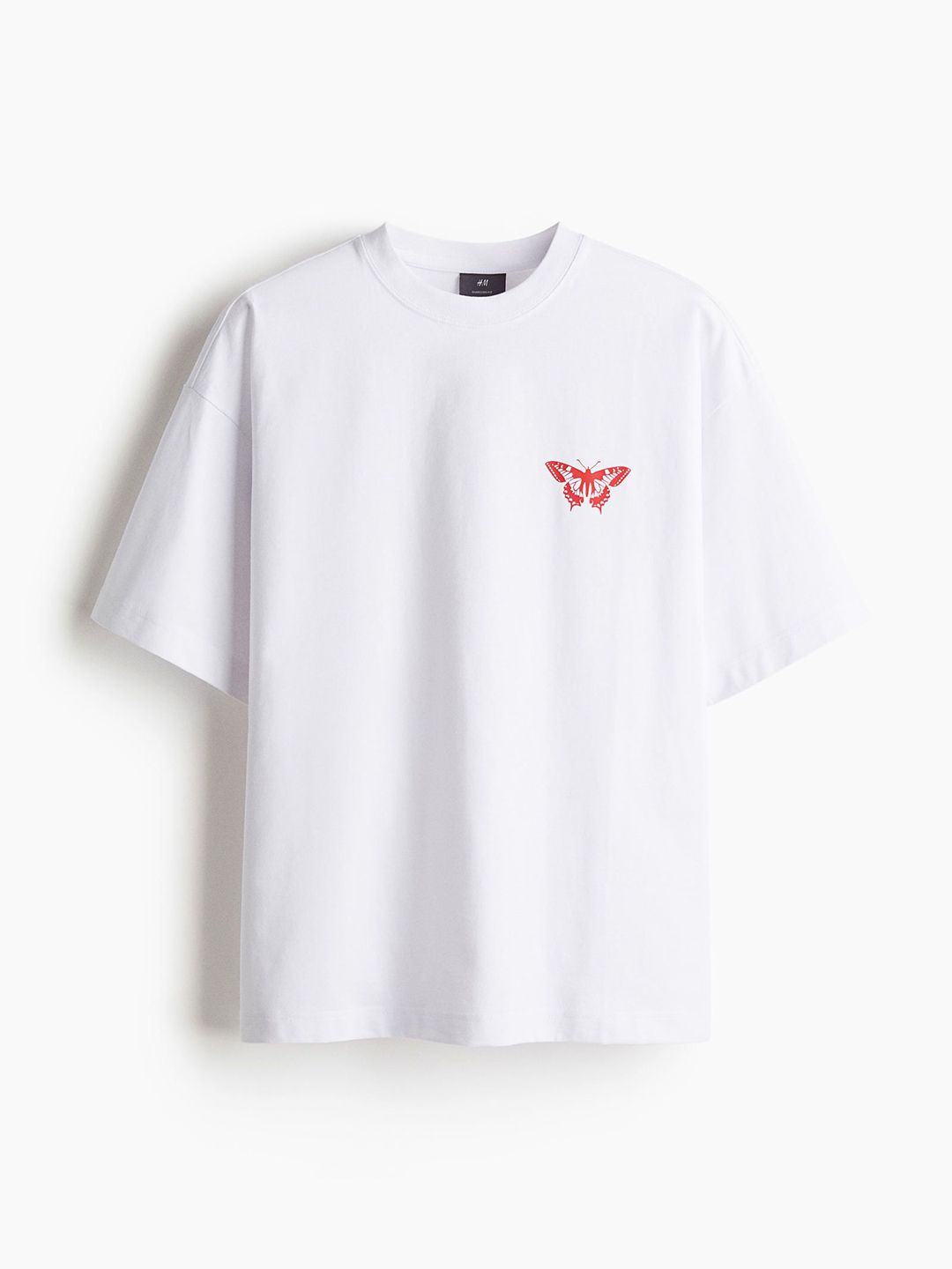 H&M Oversized Fit Printed T-Shirt deal from myntra