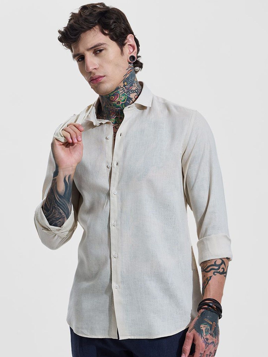 Snitch Men Slim Fit Opaque Casual Shirt Offers & Cashback