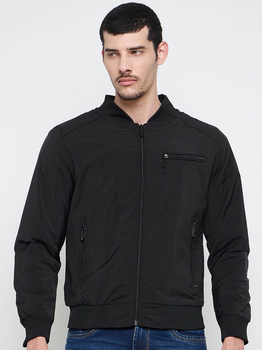 Duke Men Crop Bomber Jacket