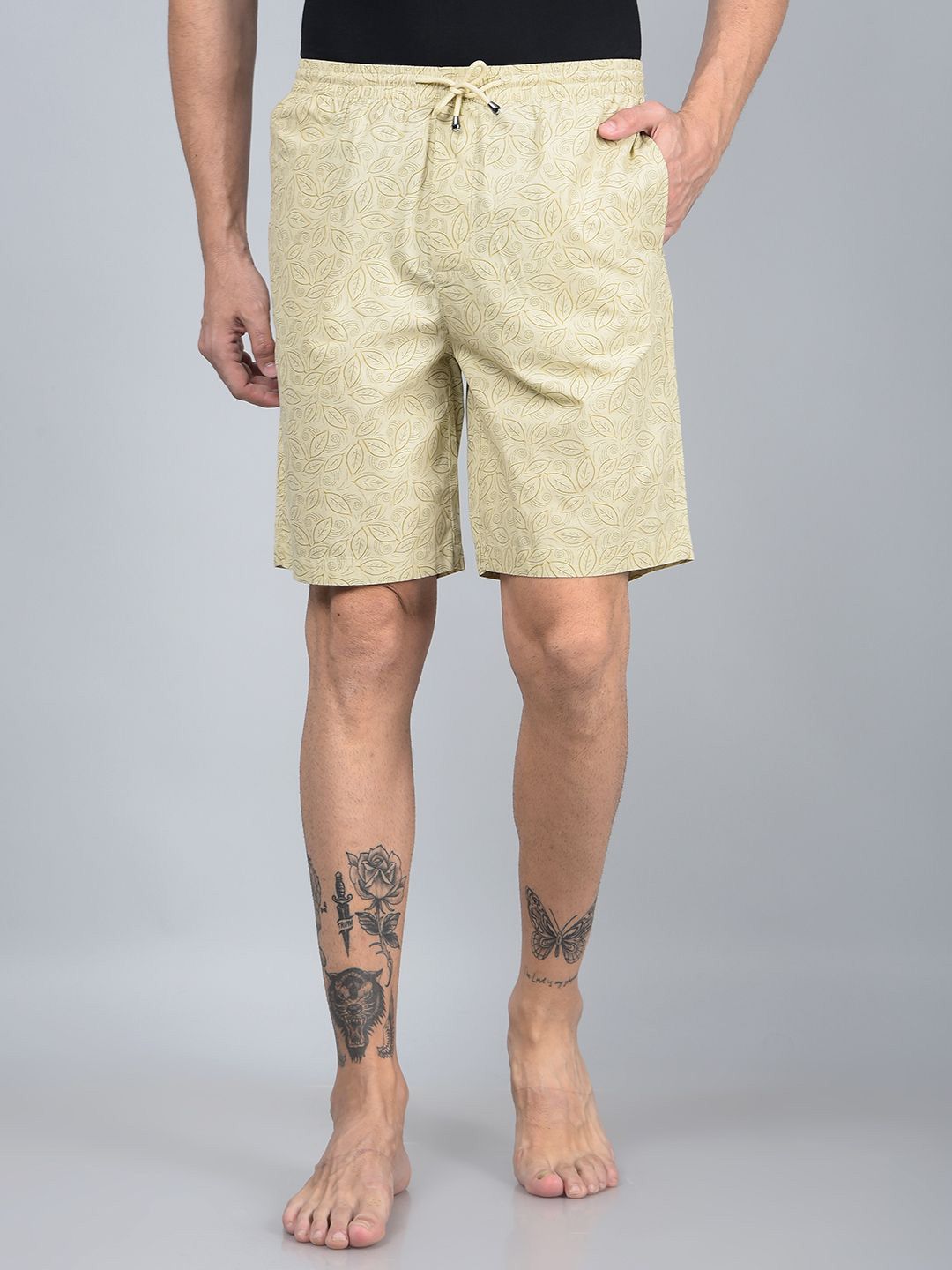 Crimsoune Club Men Printed Lounge Shorts