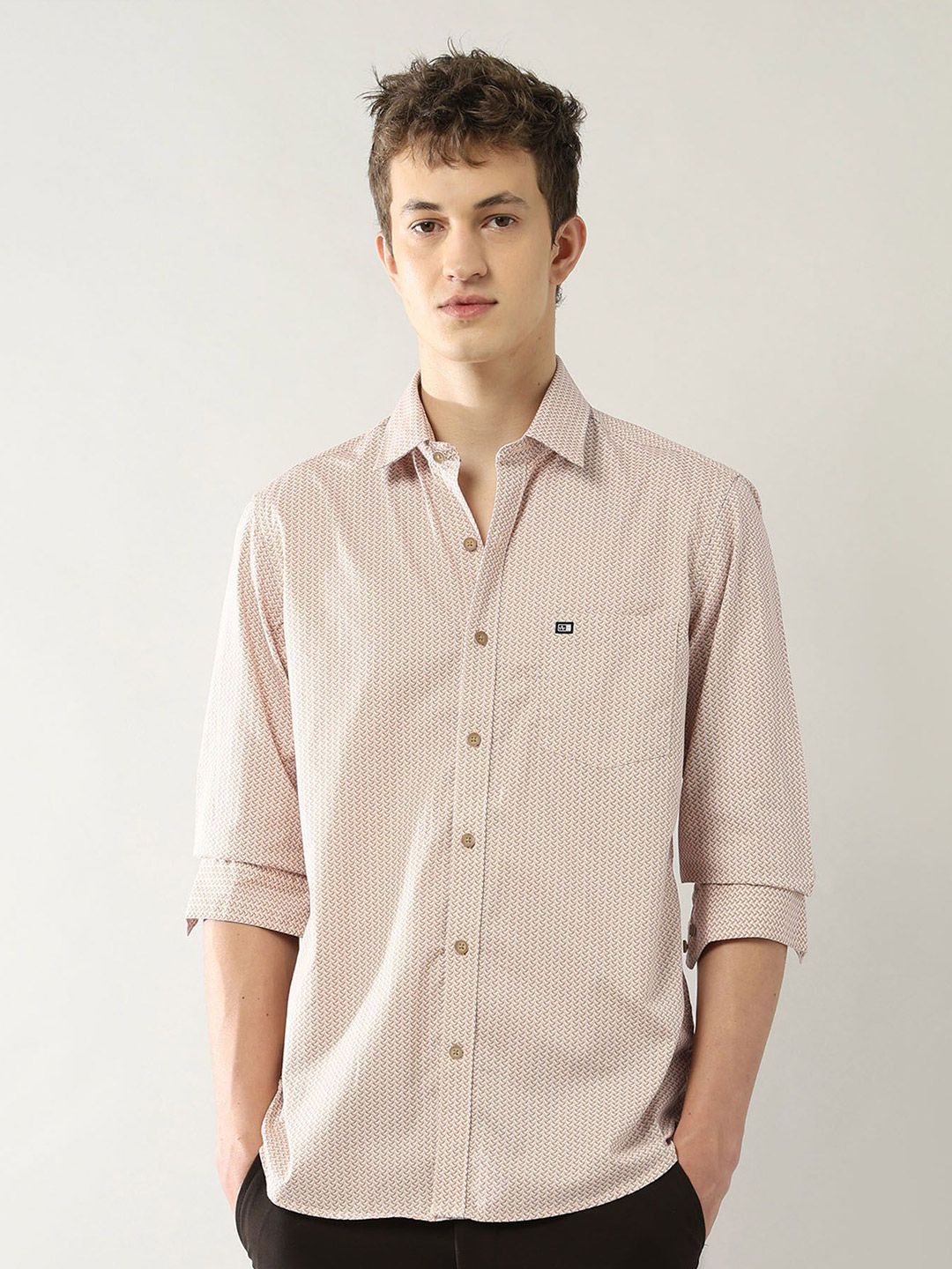 Arrow Sport Arrow Sport Men Slim Fit Abstract Printed Casual Cotton Shirt