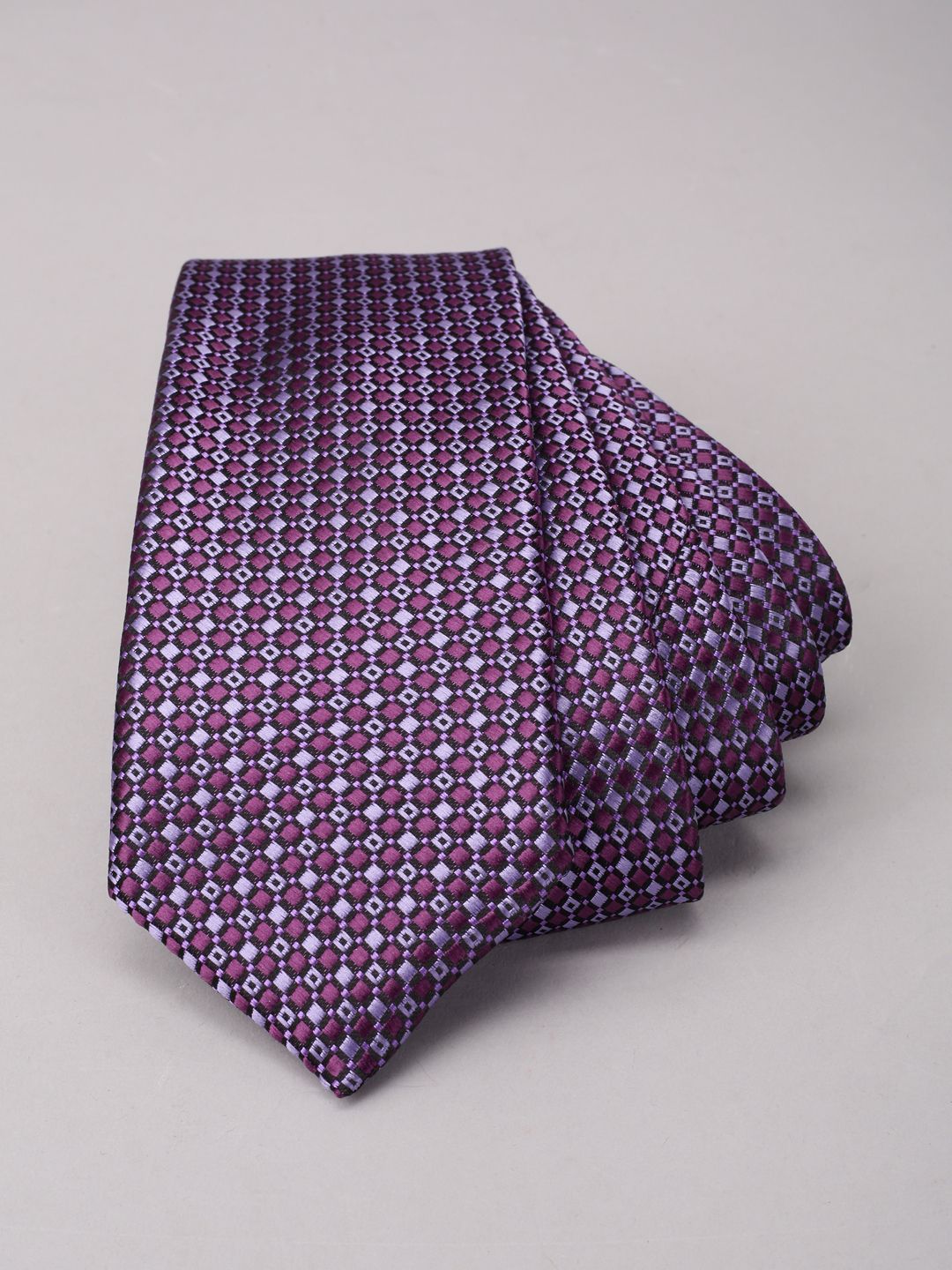 Louis Philippe Men Printed Ascot Embroidered Tie