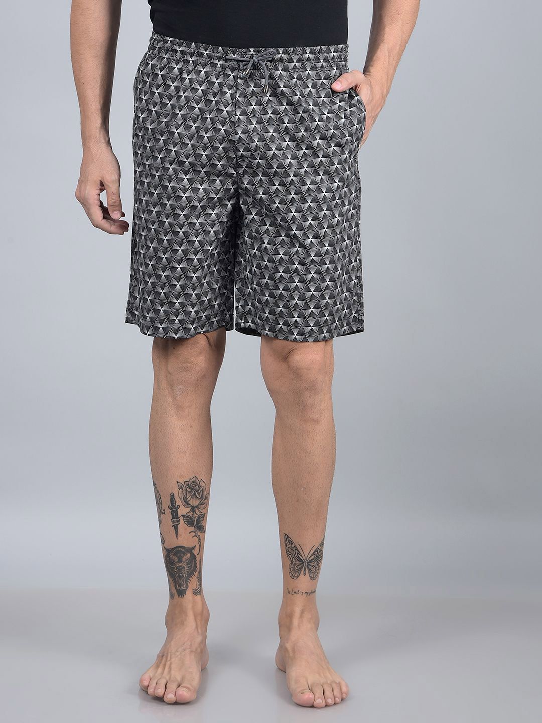 Crimsoune Club Men Printed Lounge Shorts