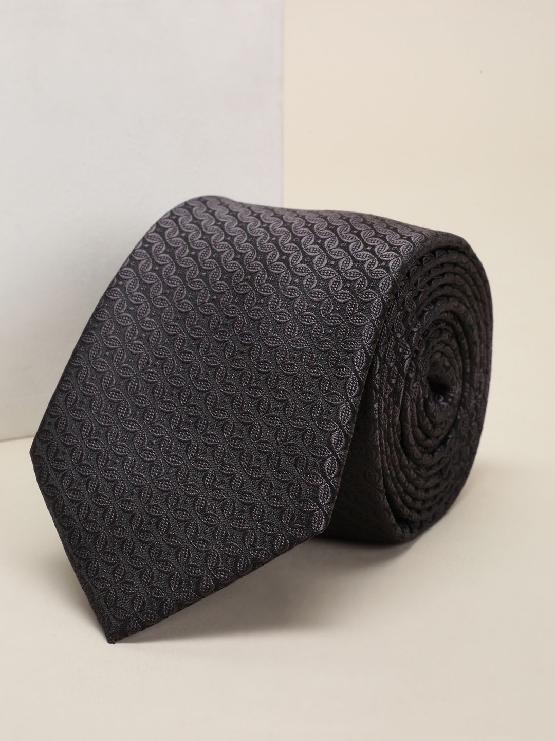 Louis Philippe Men Printed Ascot Tie