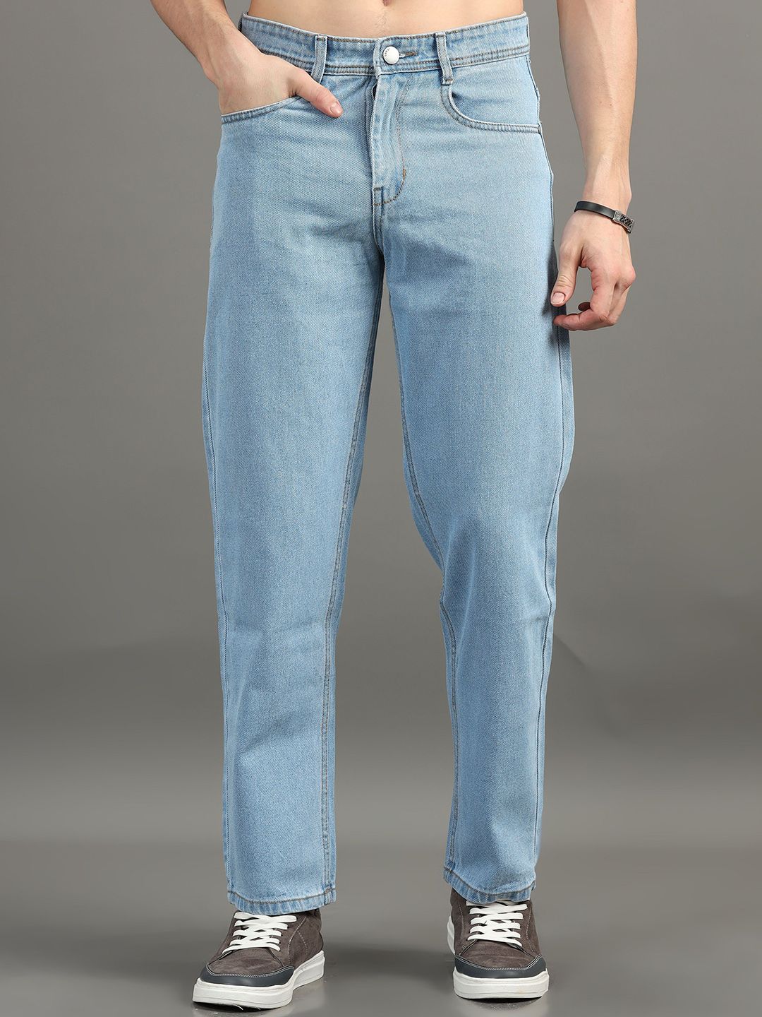 Kolor Fusion Men Light Baggy Mid-Rise Jeans
