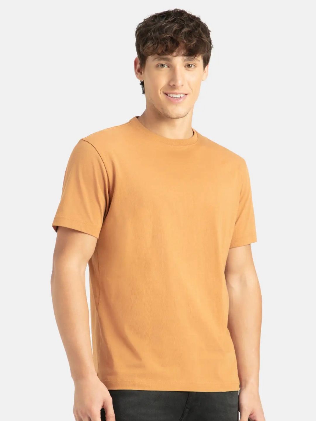Jockey Super Combed Cotton Rich Round Neck Half Sleeve Tshirt-2714
