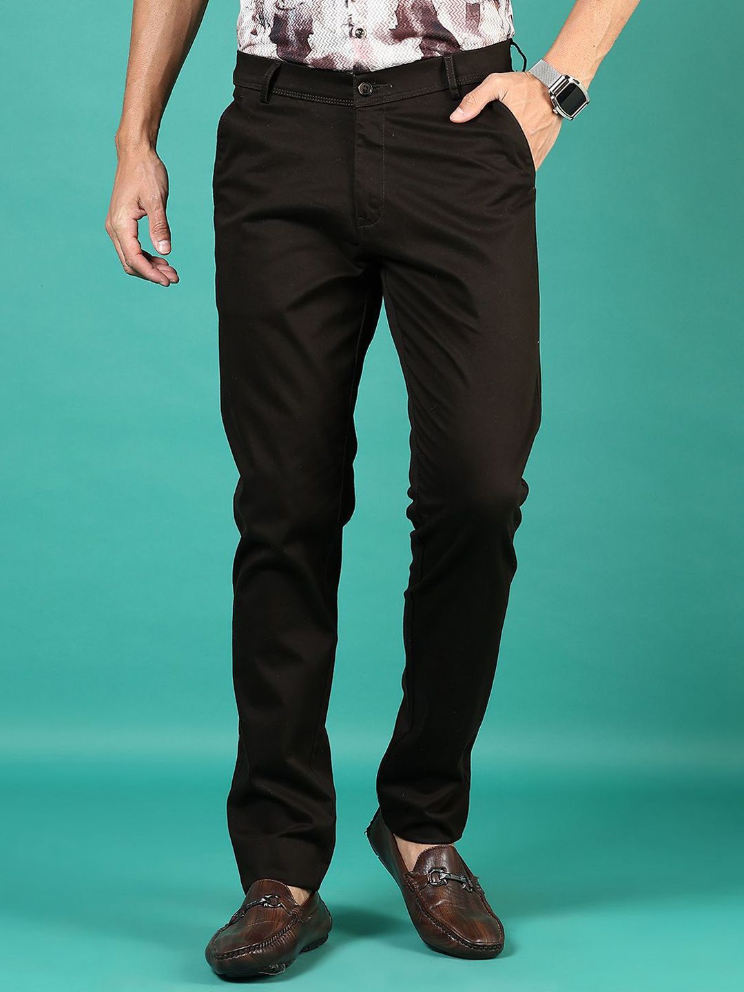 V-Mart Men Regular Fit Chinos Trousers