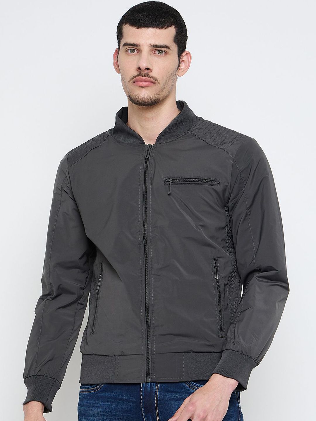 Duke Men Longline Bomber Jacket