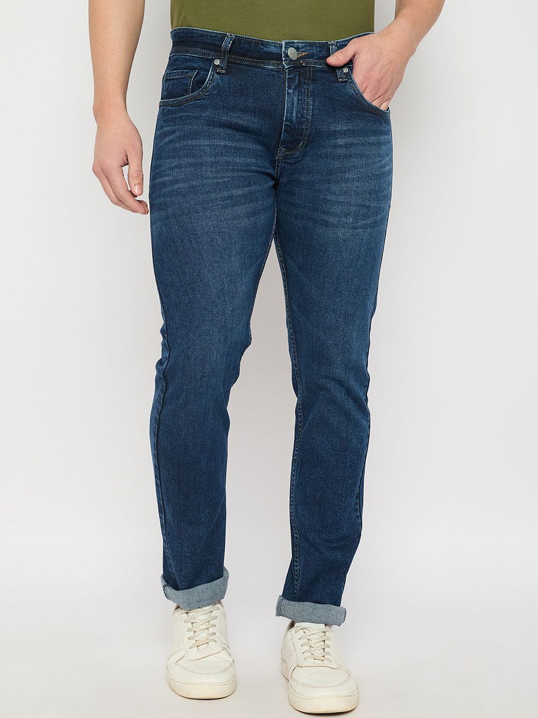 Duke Men Cotton Slim Fit Stretchable Jeans