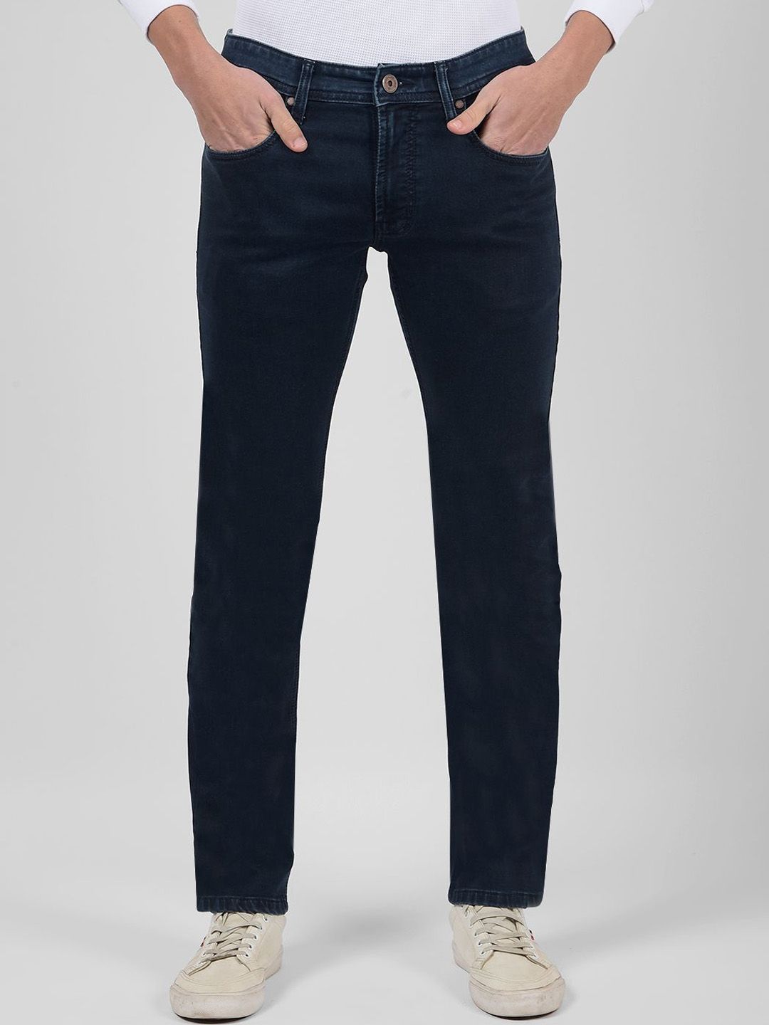 Numero Uno Men Skinny Fit Low-Rise Cotton Stretchable Jeans