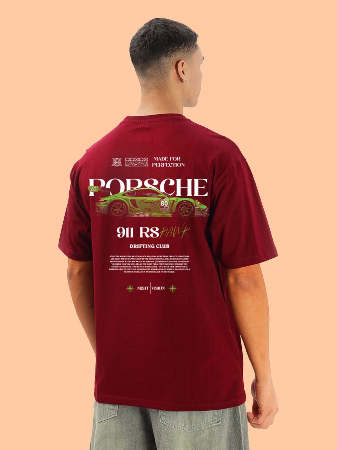 BDSQUARE Men Printed Extended Sleeves T-shirt