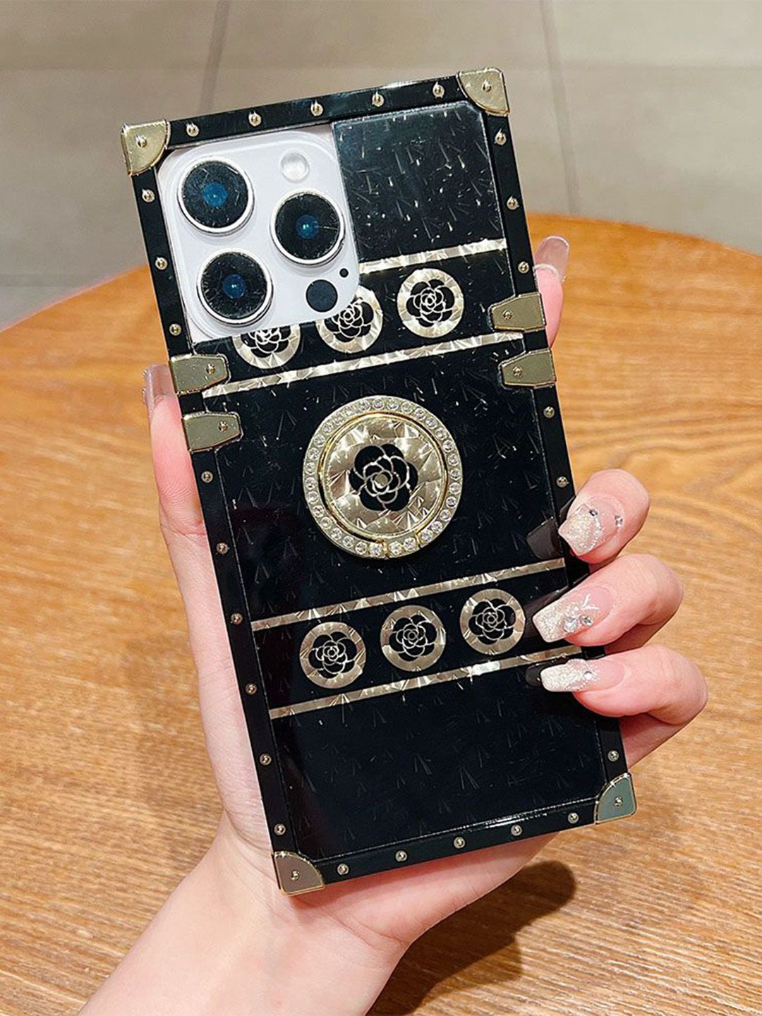 Luxury Kase Quirky Printed iPhone 15 Pro Back Case Mobile Accessories