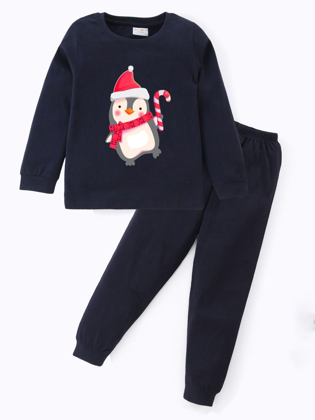 BLUSHES Kids Printed Pure Cotton Night Suit