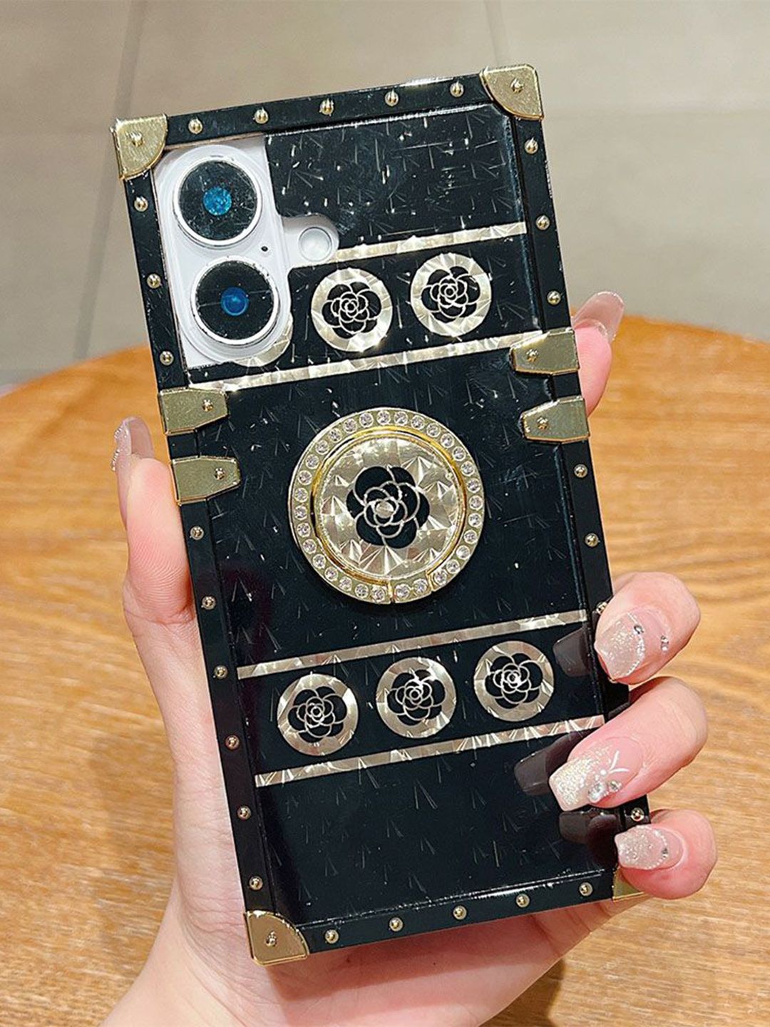 Luxury Kase Quirky Printed iPhone 16 Plus Back Case Mobile Accessories