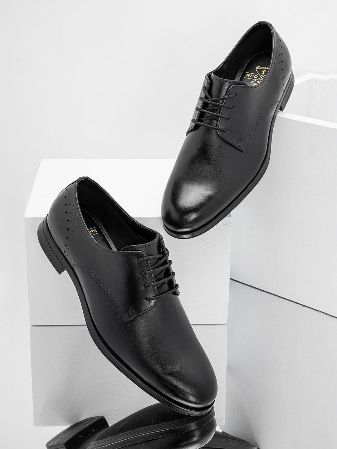 Red Tape Men Leather Formal Derby deal from myntra