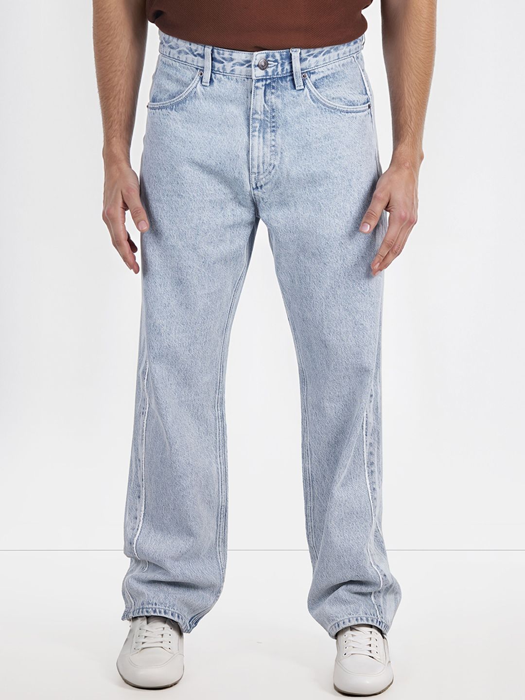 Celio Men Jean Heavy Fade Mid-Rise Stretchable Jeans