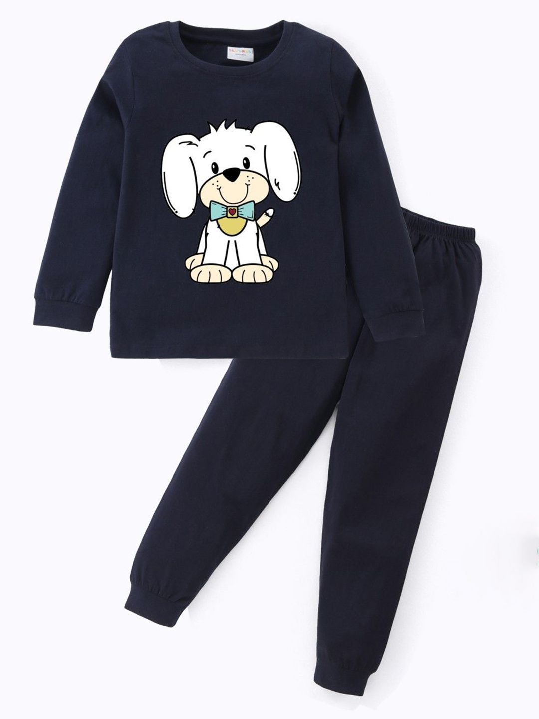 BLUSHES Kids Printed Pure Cotton Night Suit