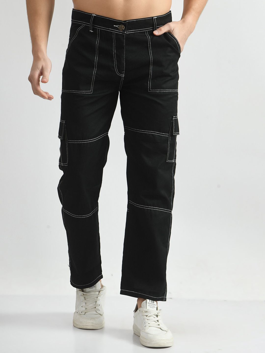 LINARIA Men Classic Regular Fit Cotton Jeans
