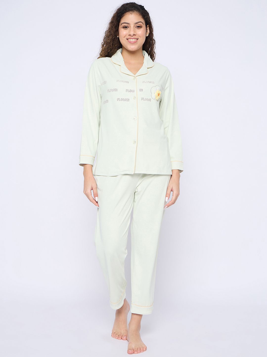 Camey Women Printed Pure Cotton Night suit