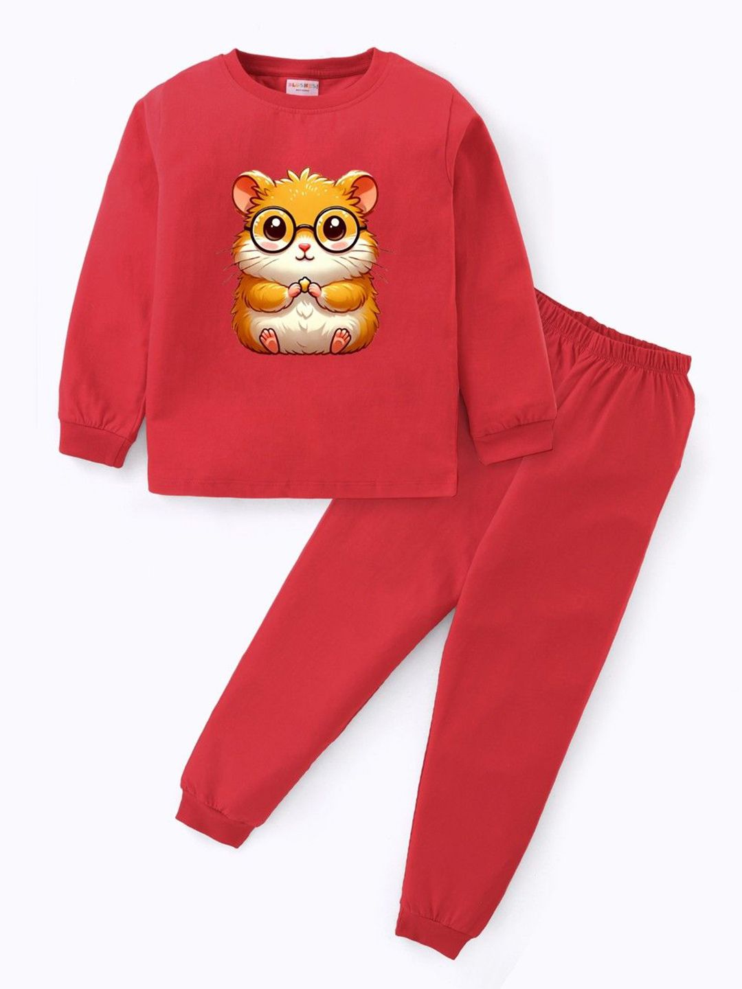 BLUSHES Kids Pure Cotton Night Suit