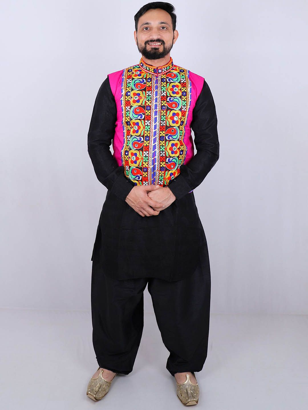 AGLARE Men Floral Tailored Jacket with Embroidered