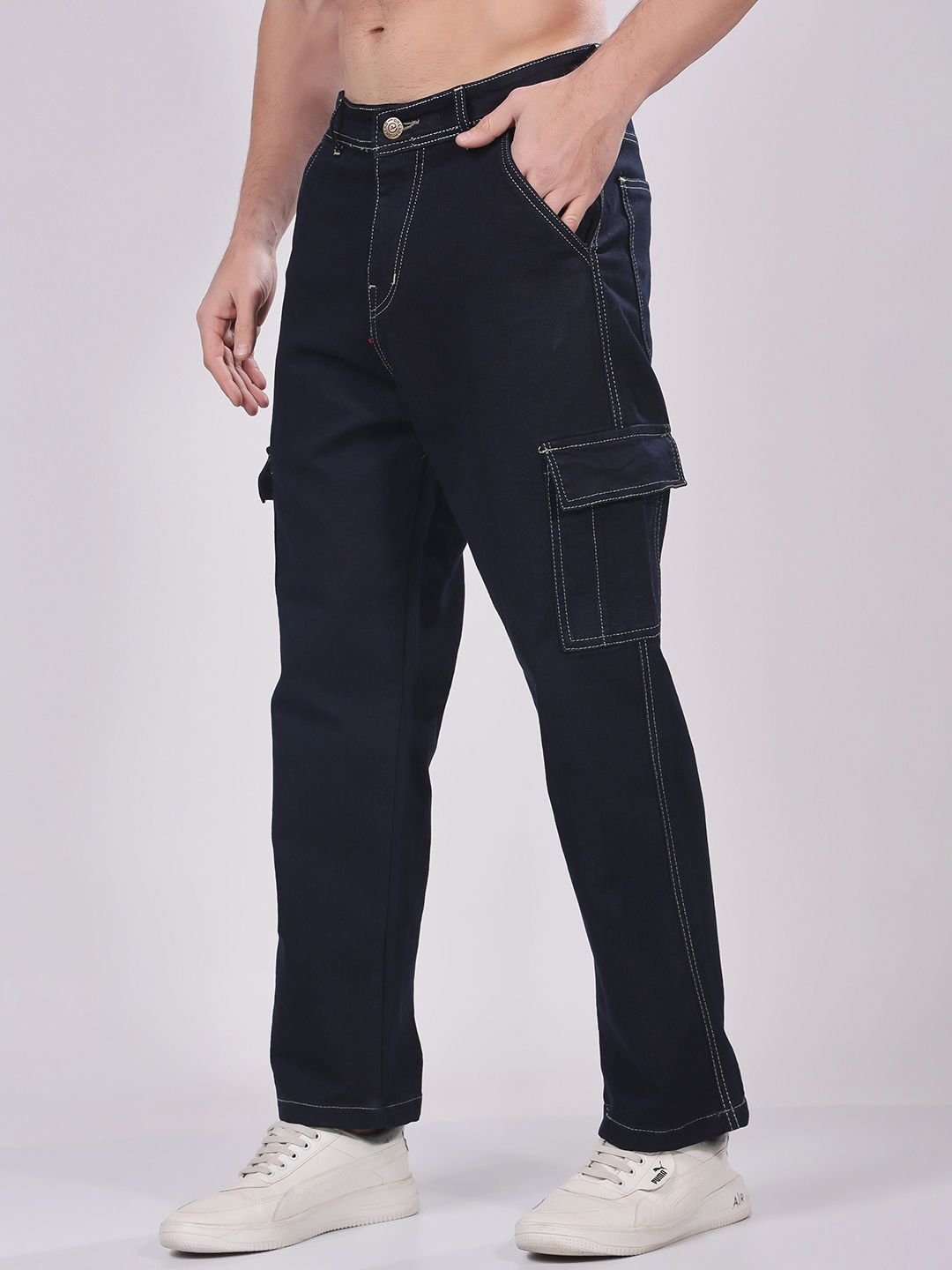 EDITLOOK Men Loose Mid-Rise Jeans