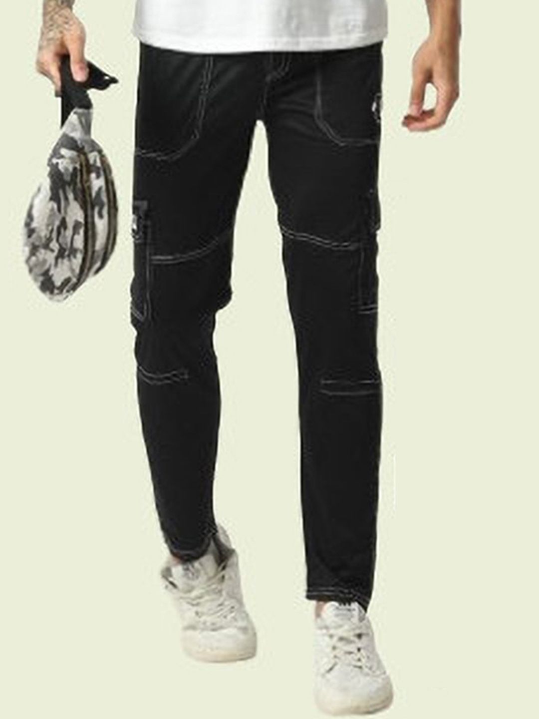 LINARIA Men Classic Cargo Jeans