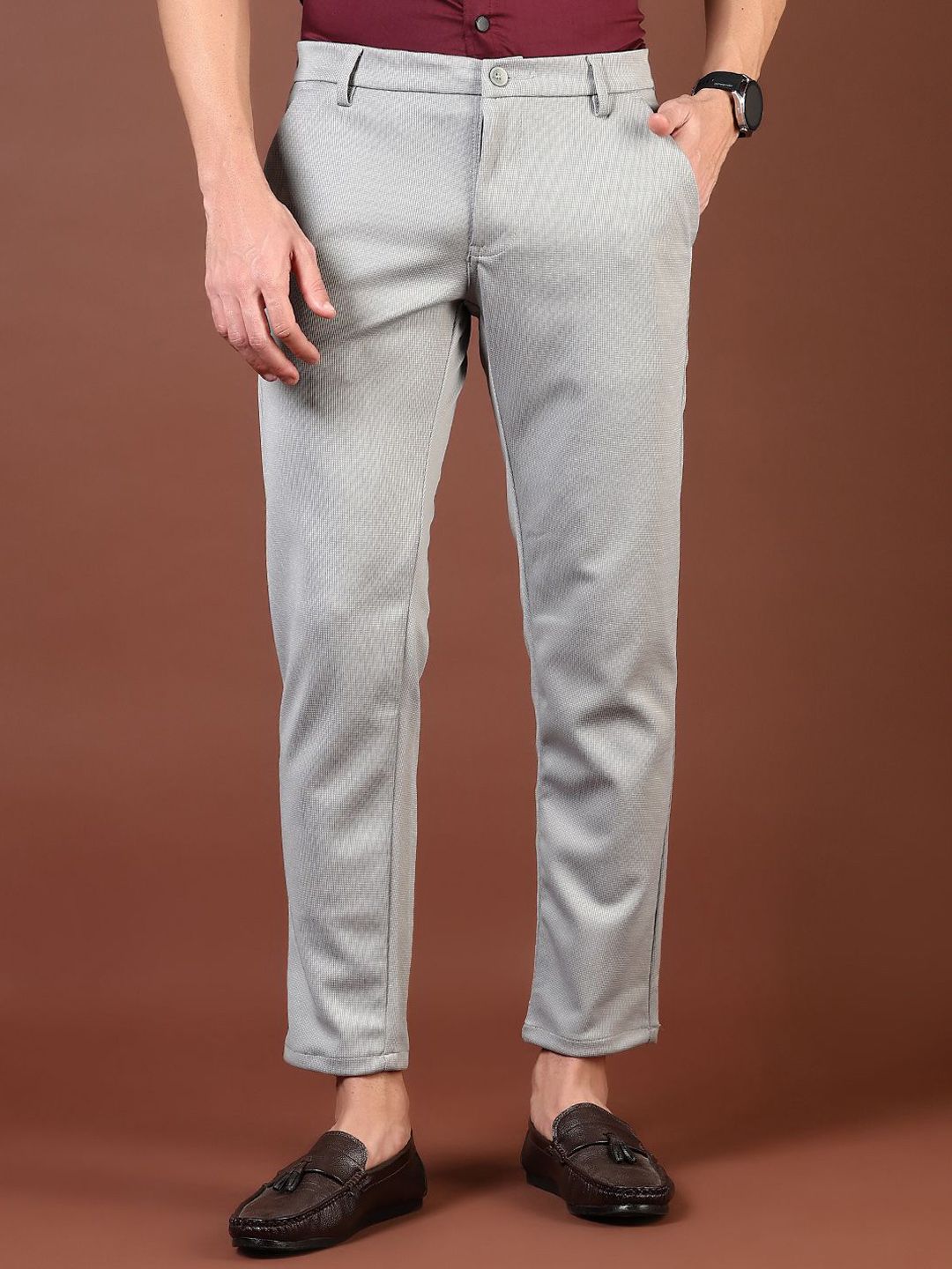 V-Mart Men Regular Fit Chinos Trousers