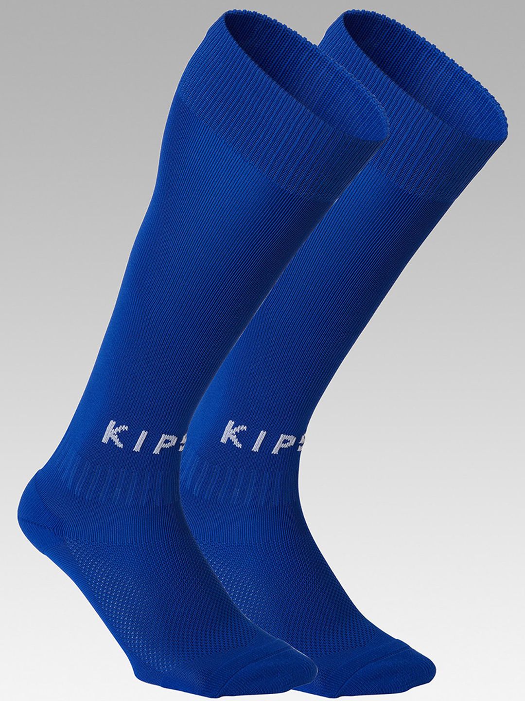 Decathlon Kipsta - Unisex Blue F100 Moisture Management Football Socks