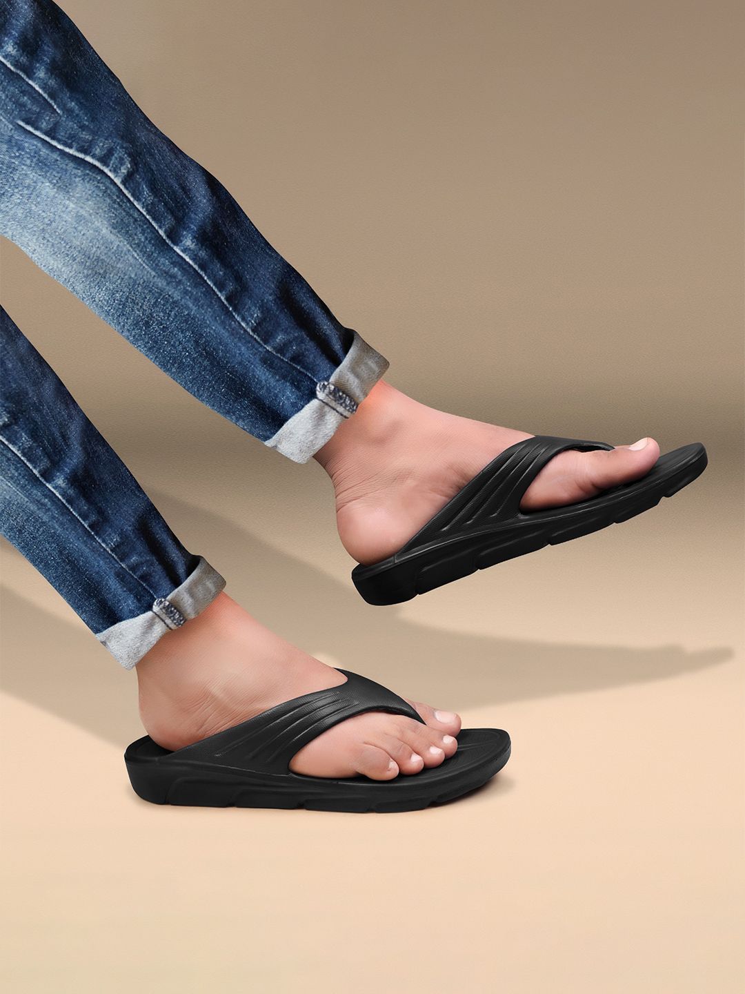 DRACKFOOT Men Thong Flip-Flops
