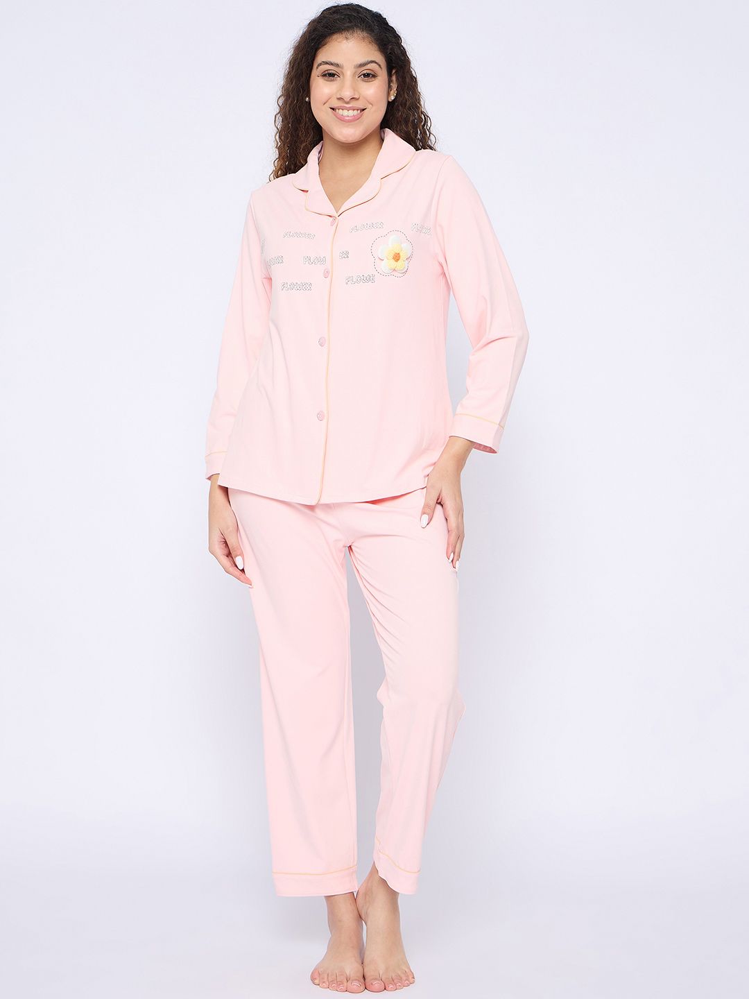 Camey Women Printed Pure Cotton Night suit