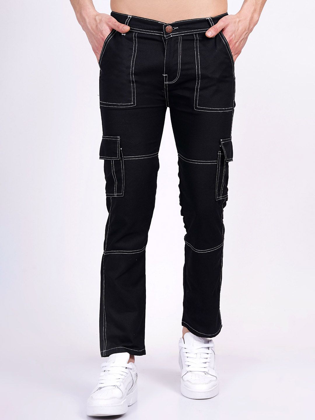 LINARIA Men Cotton Classic Cargo Styles Jeans