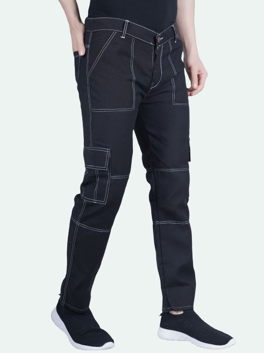 LINARIA Men Classic Mid-Rise Slim Fit Clean Look Jeans