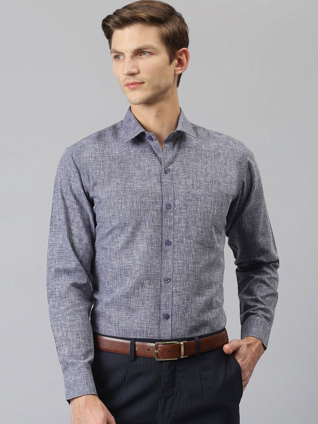 ACCOX Men Comfort Opaque Formal Shirt