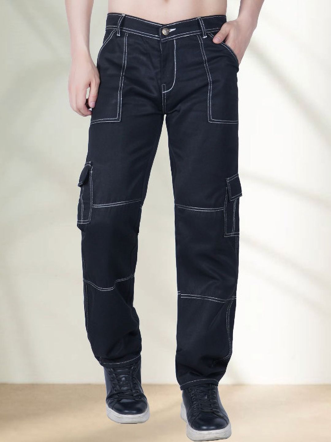 LINARIA Men Classic Low Distress Jeans