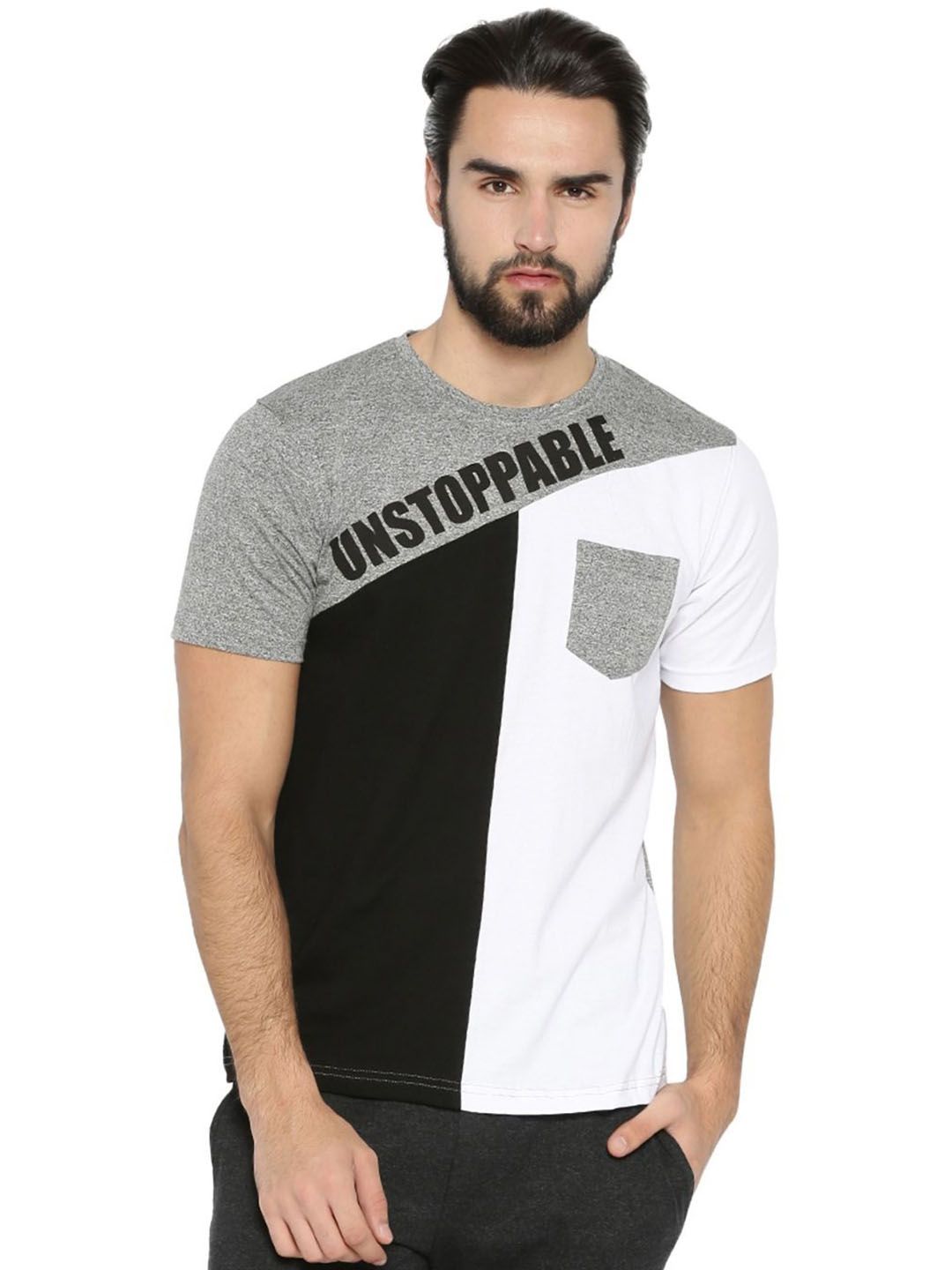 CAHOOT Men Colourblocked T-shirt