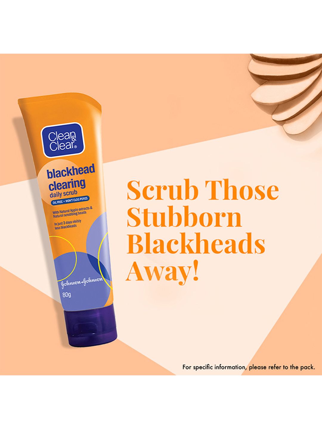 Buy Clean&Clear Blackhead Clearing Oil-Free Daily Scrub with