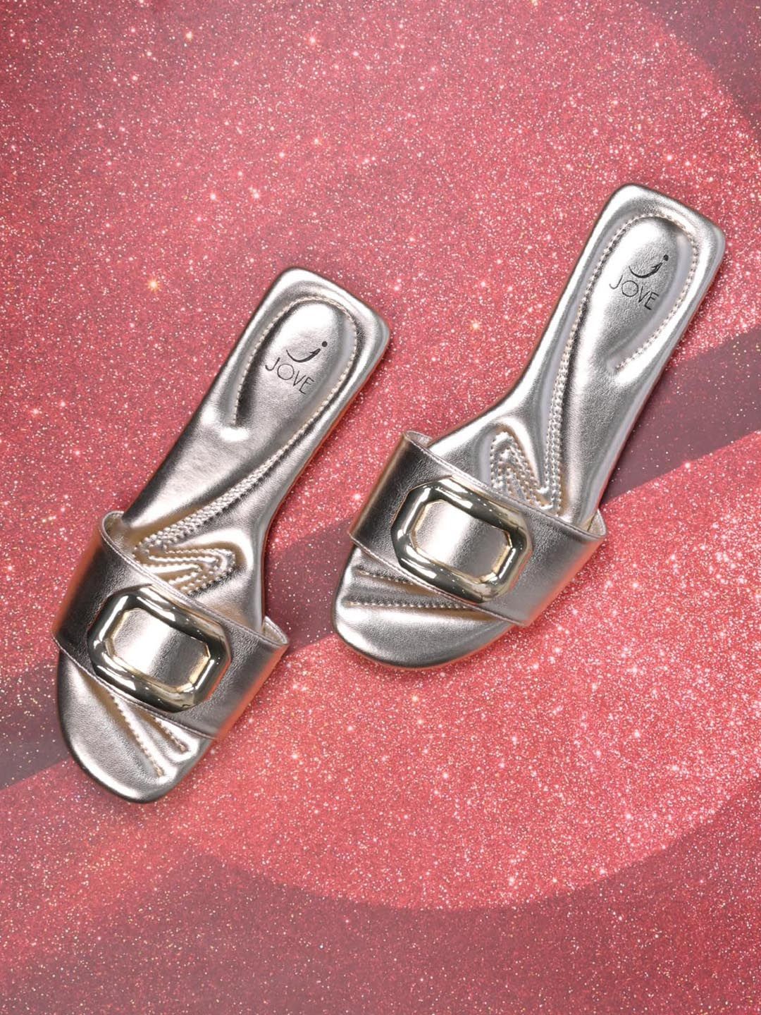 Jove Women Open Toe Flats