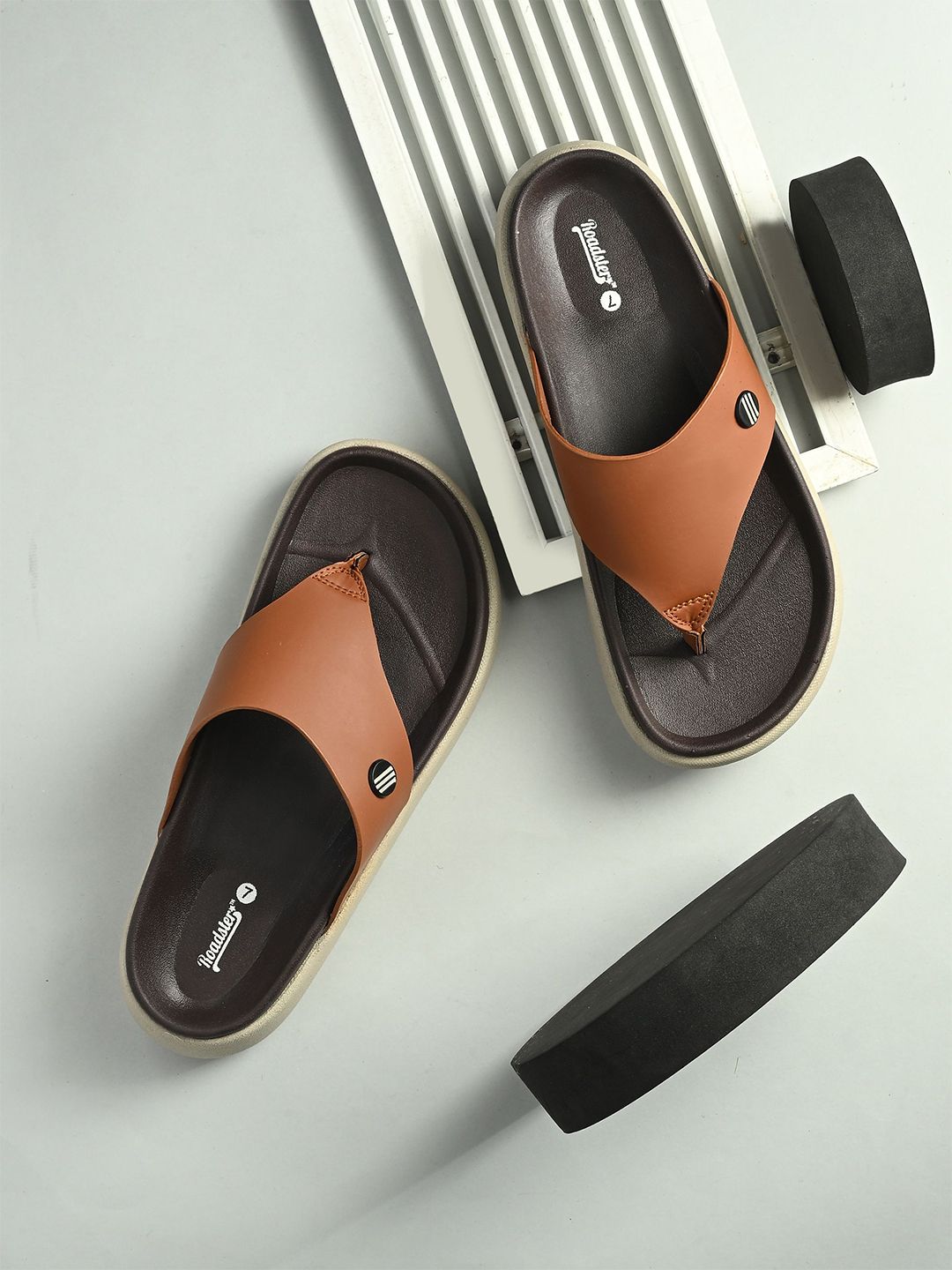 The Roadster Lifestyle Co Men Casual Slip On Thongs Flip Flops