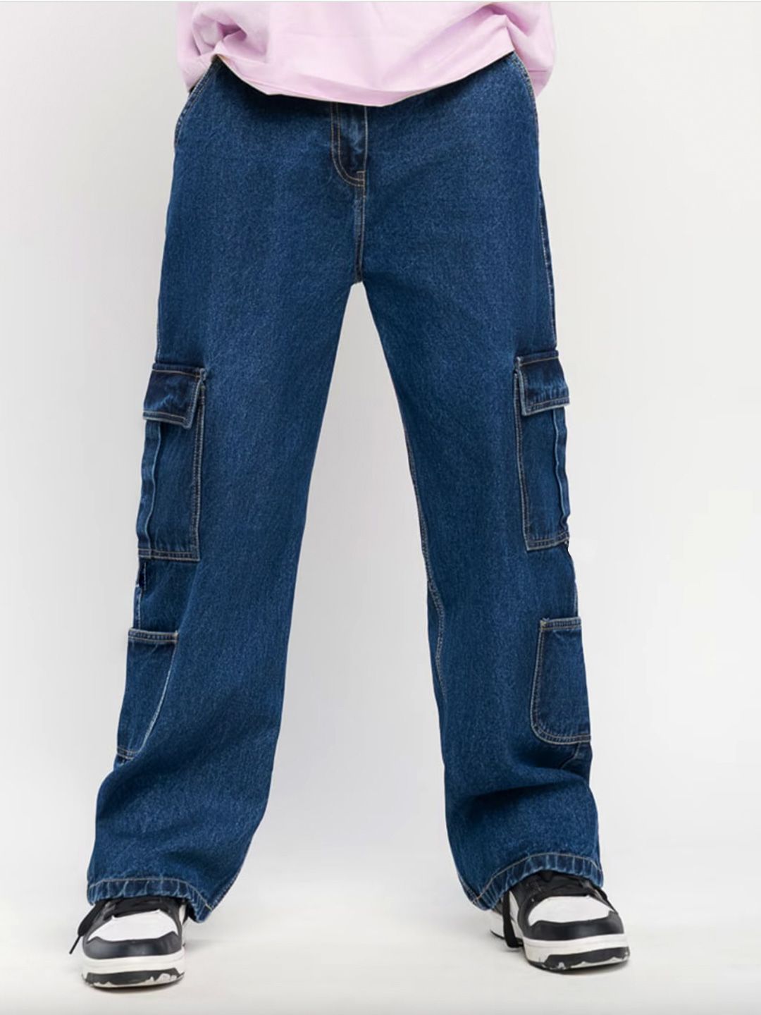 MASTERLY WEFT Men Super Low Distress Light Fade Stretchable Jeans
