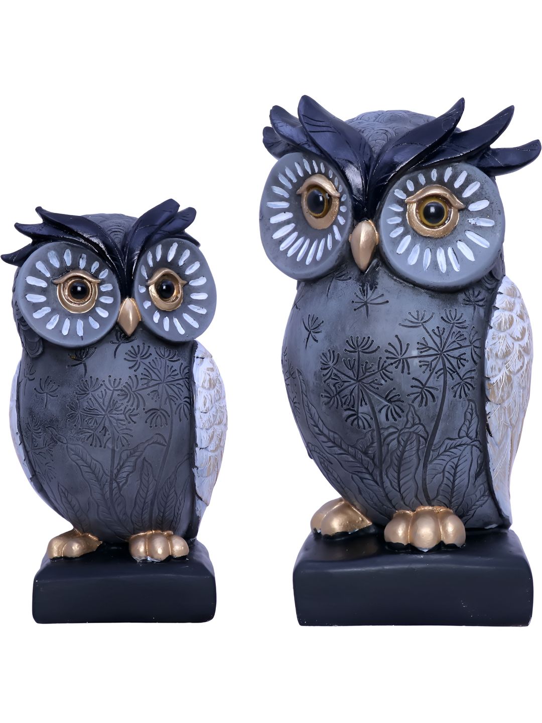 GW CREATIONS Grey Figurine Showpiece